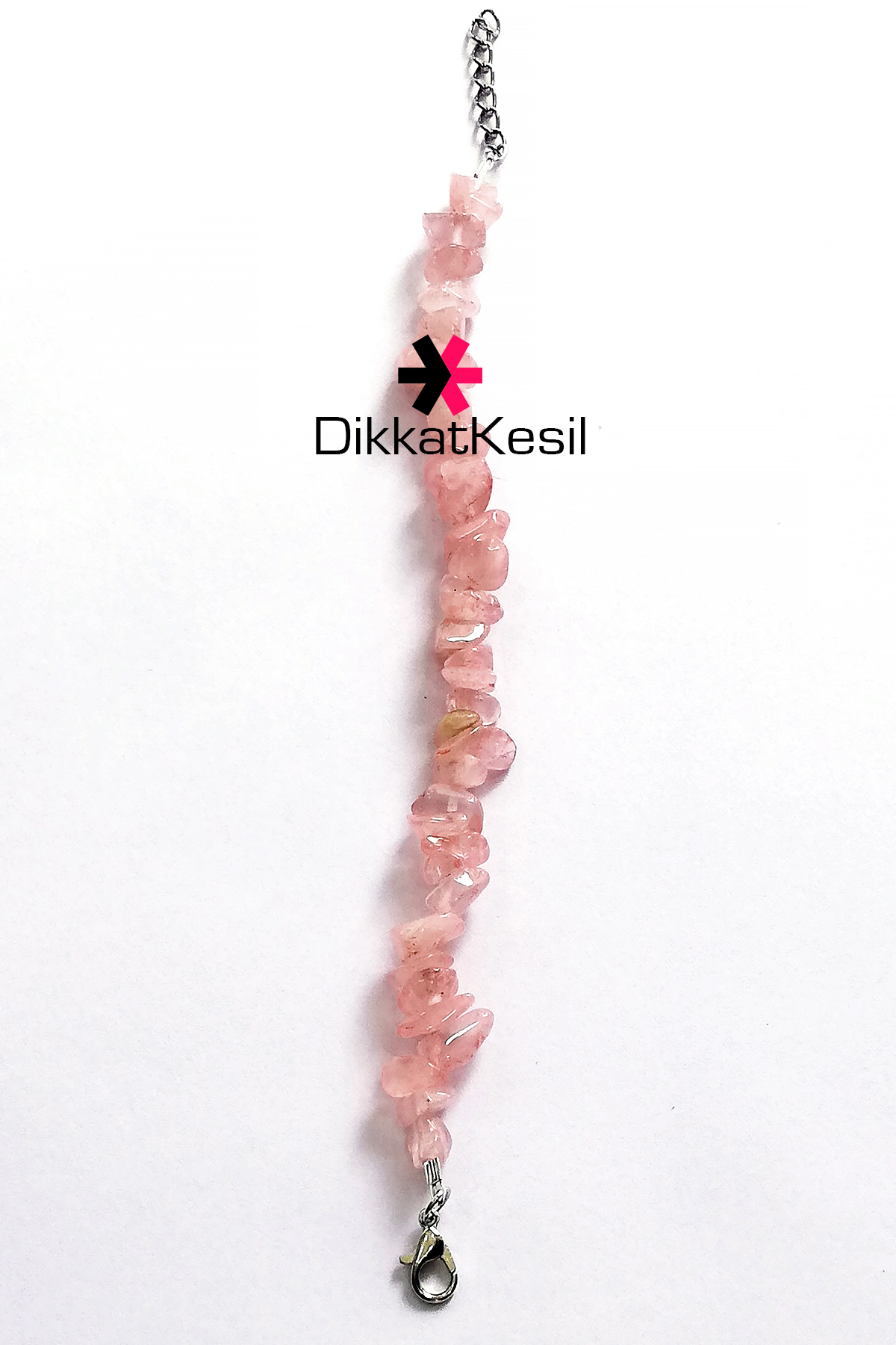 Pembe%20Kuvars%20Doğal%20Taş%20Bileklik,%20Pembe%20Kırık%20Taş%20Bileklik