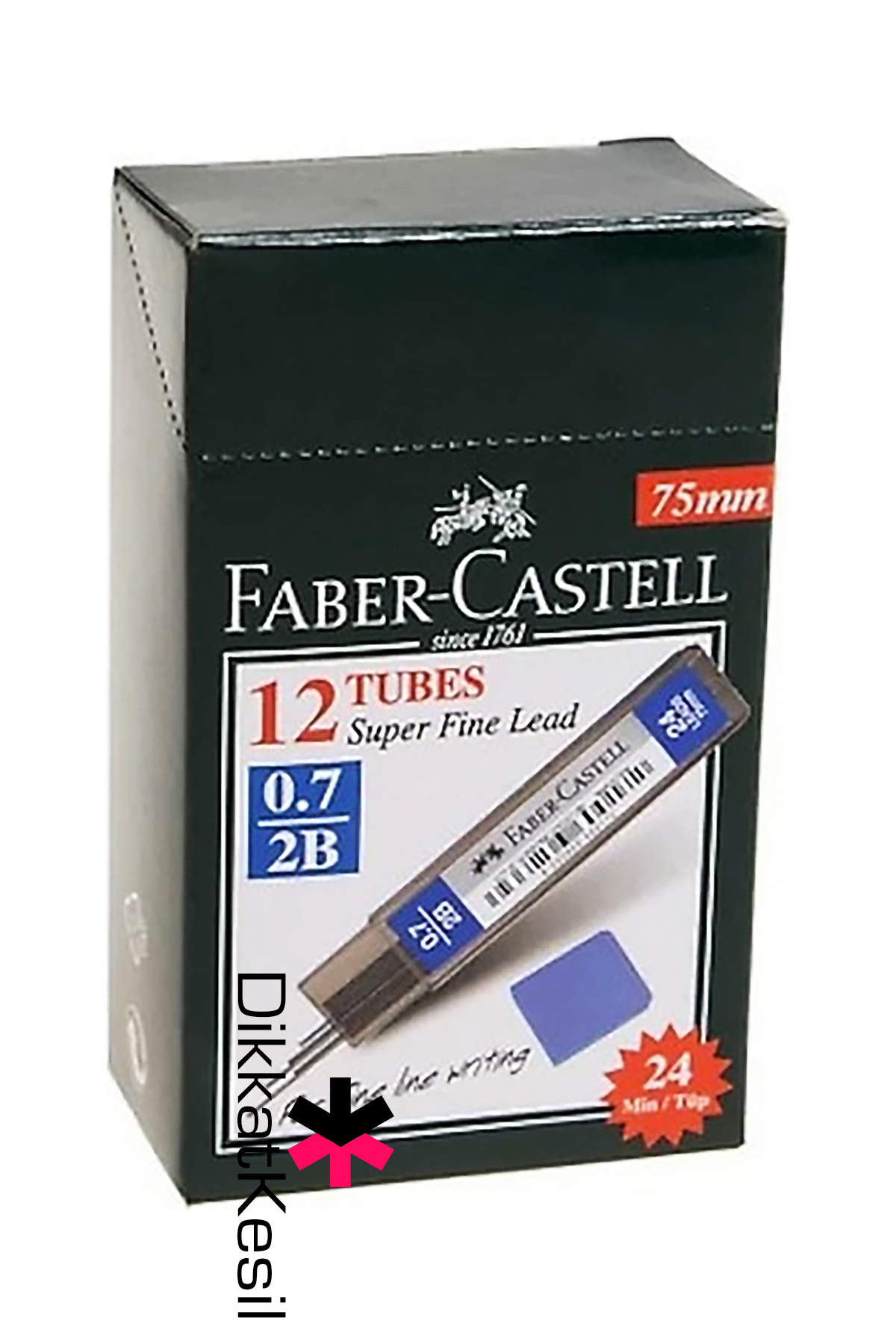 Faber%20Castell%200.7%20Uç%2075%20mm%202B,%20Toptan%20Kalem%20Ucu%2024%20lü