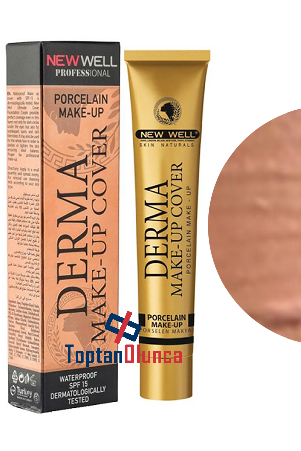 New%20Well%20Derma%20Makeup%20Cover%20Yoğun%20Kapatıcı%20Porselen%20Fondöten%20(Nickel%20Rengi%20No%2006)