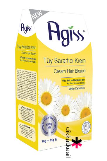 Agiss Tüy Sarartıcı Krem 70 gram 35 gram, (Tüy Açıcı Krem)