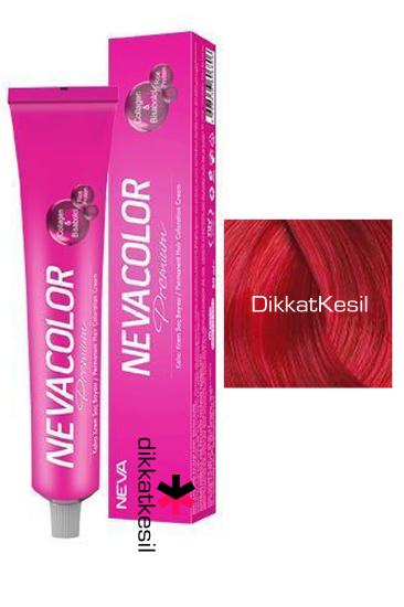 Nevacolor 0.65 Yoğun Fuşya Renk Premium Kalıcı Krem Saç Boyası Tüp 50 ml, (Neva Color 0.65 Numara)