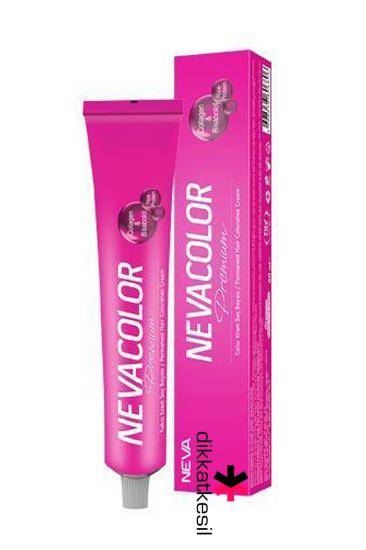 Nevacolor 4.0 Yoğun Kahve Renk Premium Kalıcı Krem Saç Boyası Tüp 50 ml, (Neva Color 4.0 Numara)