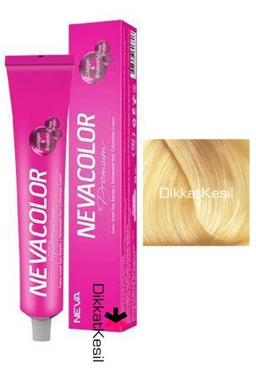 Nevacolor 12.03 Yoğun Altın Süper Açıcı Renk Premium Kalıcı Krem Saç Boyası Tüp 50 ml, (Neva Color 12.03 Numara)