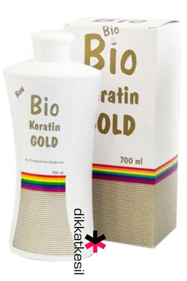 Bio Keratin Gold Kalıcı Brezilya Fönü Saç Düzleştirici Bakım Kremi 700 ml