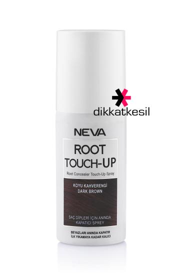 Neva Root Touch Up Saç Dipleri İçin, Anında Kapatıcı (Koyu Kahverengi Renk) Saç Dibi Boyası Spreyi 75 ml